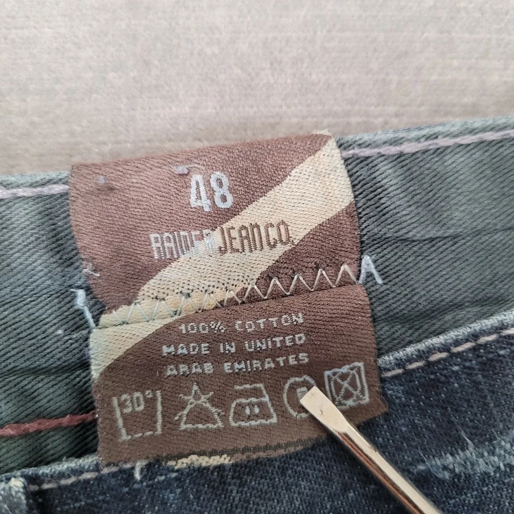 Infamous Raider Jean Co Mens Size‎ 46 Blue Denim Baggy Shorts Y2K Streetwear RJC